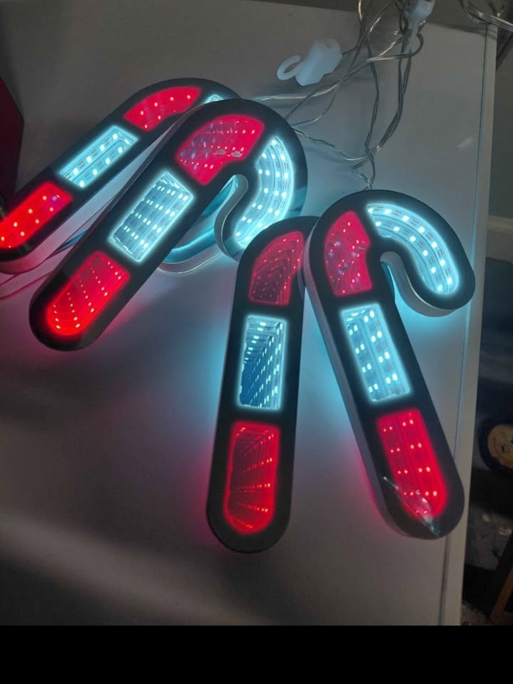 Ashland LED Candy Cane String Lights in Red and Cool White